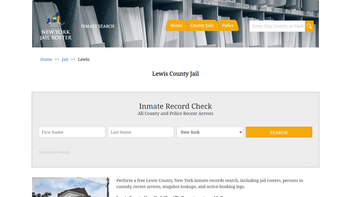 Lewis County Jail - Jail Roster Search